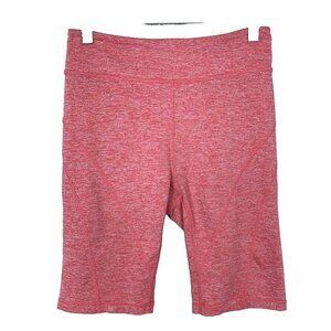 Free People Movement Womens S Biker Shorts Orange Yoga Athleisure Stretch